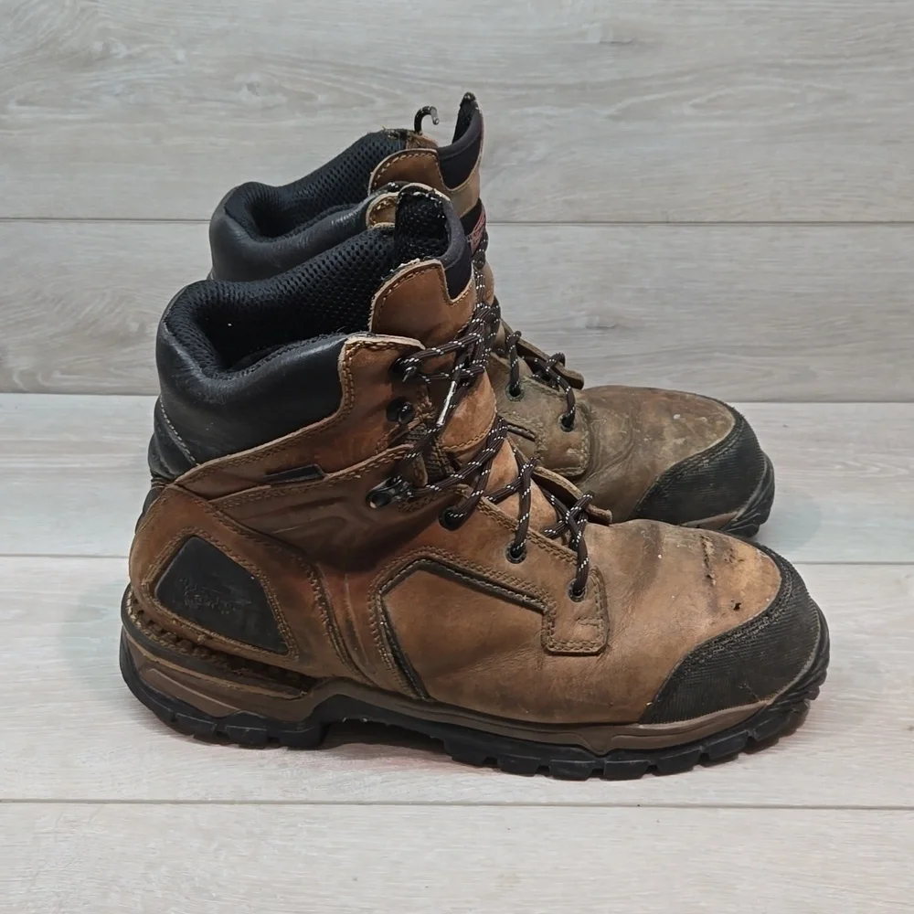 Red Wing Shoes Mens 2401 Steel Toe High Sneakers Leather Boots shoes sz 12D